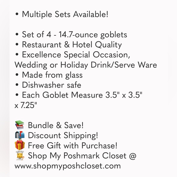 🌺 New Pioneer Woman (4) Amelia Blue Embossed Glass Goblets - Picture 3 of 10